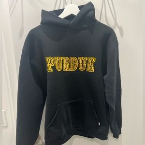 Vintage Purdue Collegiate Russell Athletic Hoodie Size Large